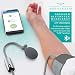 Medicinalis - Blutdruckmessgerät Oberarm Bluetooth - Blutdruck und Puls Messer mit Speicherfunktion...