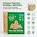 FROM WILD Fresh Organic Pine Nuts 7oz Certified Vegan Kosher Unsalted Pignolias - Siberian Pine Nuts for Pesto, Raw nuts, Mediterranean Delight Gluten-Free, Non-GMO European Grown Shelled Pine Nuts, Cedar Nuts, Pinion, Piones, Pignoli Nuts, Pine Nuts Bulk, Italian Seasoning, Keto Spices