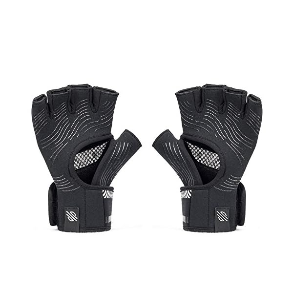 Sanabul-Paw-V2-Gel-Boxing-MMA-Kickboxing-Cross-Training-Handwrap-Gloves Sanabul PAW V.2 Gel Boxing MMA Kickboxing Cross Training Handwrap Gloves | Ultimate Training Solution for Boxing Wraps and Knuckle Protection | Boxing Hand Wraps for Men and Women (All Black, S/M)