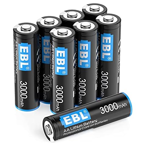 EBL Lithium AA Batterien 3000mAh 8 Stück Cover
