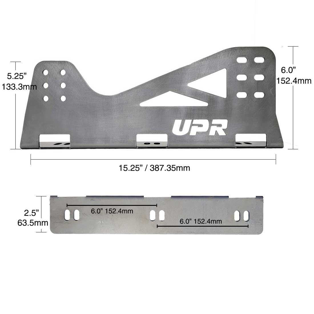 UPR Racing Seat Bracket 90 Degree Narrow Base, Made in USA, Fits Sparco, Recaro, Momo, OMP, NRG, Road Racing Approved, Off Road Racing FIA Spec Approved with Hardware