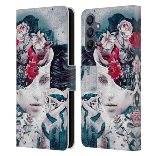 Funda de cuero premium para Samsung Galaxy A15 con acabado artístico Soledad Surrealista