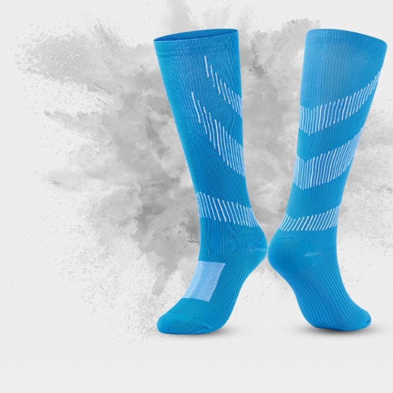 Striped Pressure Socks Casual Nylon Men's Women's