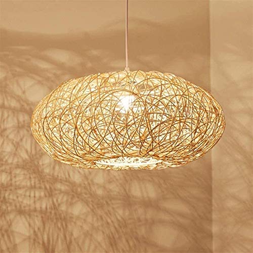 Tissage en osier japonais pour un éclairage rustique et chic