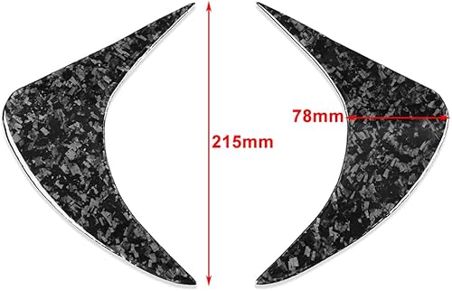 Miniatura 6 de GZYF Cubierta adhesiva de fibra de carbono para faros delanteros, cubierta de acento de faros delanteros con patrón forjado para Toyota GT86 Scion