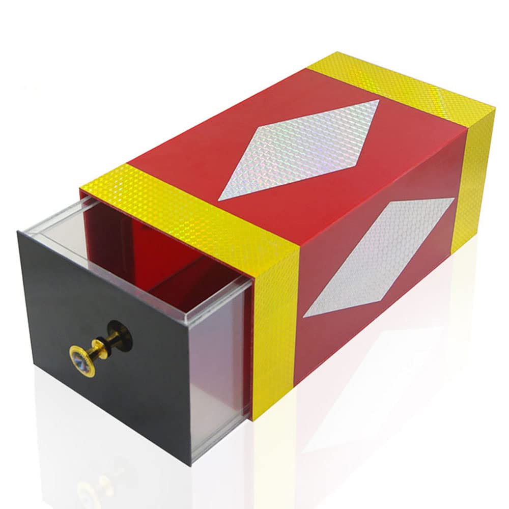 Scatola del cassetto (acrilico) Trucchi magici trasparenti Articoli di produzione Scatola Apparire Magia Mago Stage Illusioni Gimmick Props Commedia