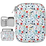 Vinabilia 6-7インチ スリーブ キャリーケース 7インチ Kindle Colorsoft Signature Edition および Kindle Paperwhite 保護スリーブカバーポーチバッグ 6インチ Kindle/Kindle Oasis/E-Reader用 春の花