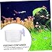 balacoo 32pcs Fish Feeder Red Feeding Cup for Aquariums Transparent Food Dispenser for Easy Feeding for Fish Tanks and Aquatic Plants