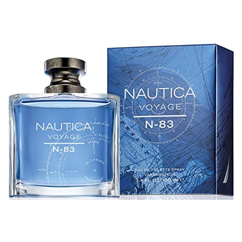 Catálogo para Comprar On-line Perfume Swiss Army Hombre que Puedes Comprar On-line. 45 Nautica Eau de Toilette Voyage N-83 para Hombre, color Azul, 3.4 Oz/ 100 ml