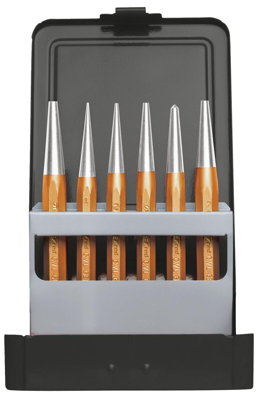 Punch Set 6 Pieces Including Centre Punch