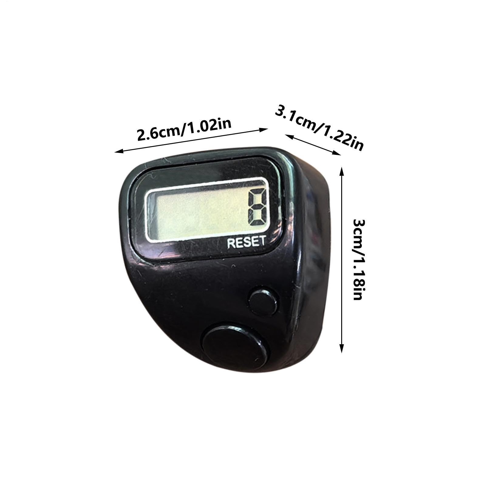 Finger Counter Clicker Ring Digital Display Silent Tally Counter Portable for Golf Fishing Knitting