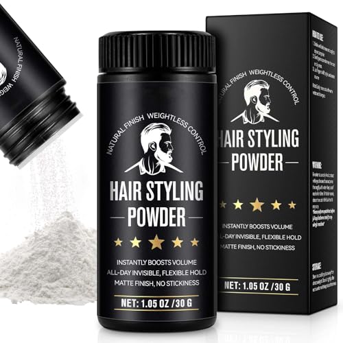 Texture Powder, Hair Styling Powder for Men, Non-Greasy Finish 1.05oz