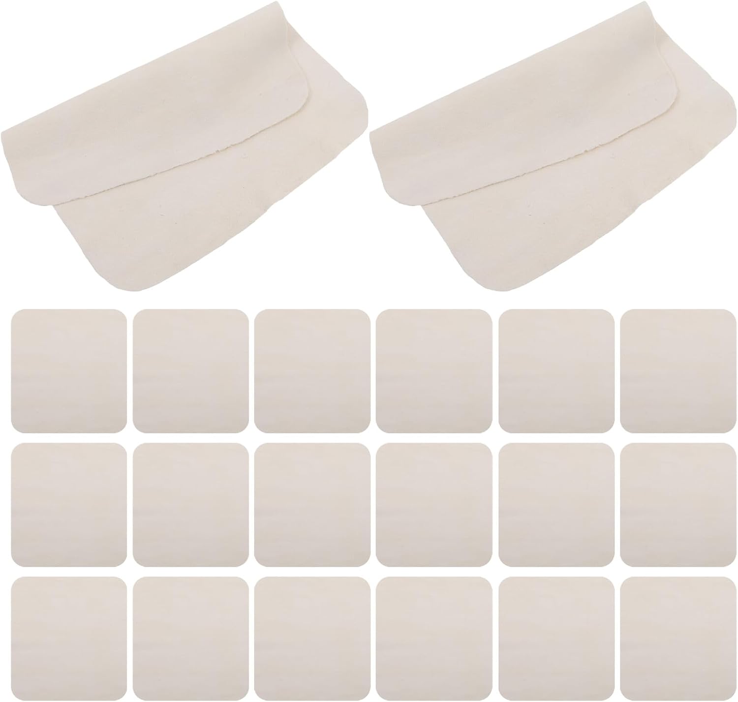 BETOOKY 20pcs Suede Car Cleaning Cloths 15x15cm Super Absorbent Car Wash Dry Towels for Interior and Exterior Detailing