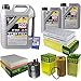 Produktbild Filter Set Inspektionspaket 7 Liter Liqui Moly Motoröl Top Tec 4100 5W-40 MANN-FILTER Innenraumfilter Kraftstofffilter Luftfilter Ölfilter