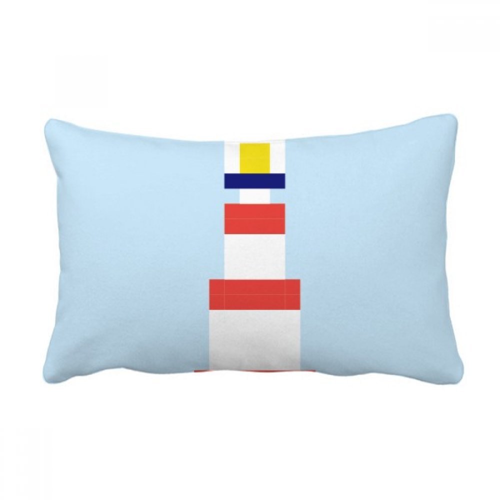 Coussin lombaire pixel tour d'été, le cadeau déco coloré idéal pour le salon