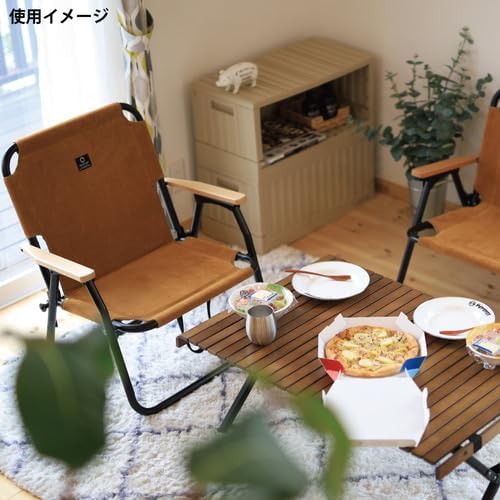 [クイックキャンプ] 折りたたみ式 ローチェア コーデュロイ 一人掛け/二人掛け 各種 QC-ASC60C/QC-ATC100C