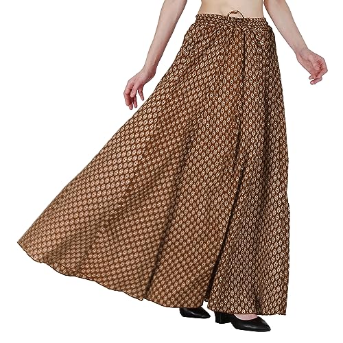 Image of Sttoffa Cotton Printed Women Wear Maxi Long Skirt 40 inch inch Full Length
