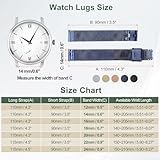 sourcing map Correa de reloj de malla para hombres y mujeres, correa de reloj de...