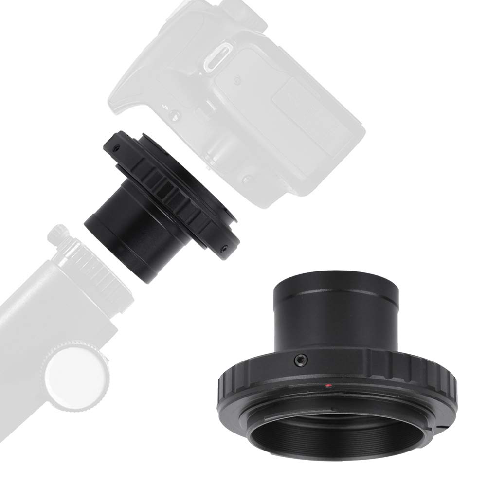 Lens Adapter, 1.25 Inch Telescope Lens Adapter, Camera Parts for DSLR Camera Lens Accessory