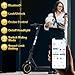 WERHY 10 Inches Electric Scooter, 500W Powerful Motor & 22 MPH Top Speed, 22-28Miles Long Range, Folding E Scooter with Dual Braking for Adults
