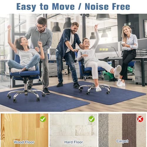 image for Placoot Office Chair Mat for Hardwood Floor, 55
