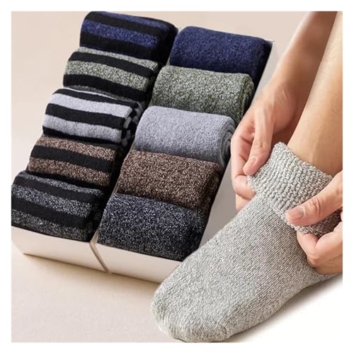 Chaussettes en laine homme premium et cachemire marron pour l'hiver - 2
