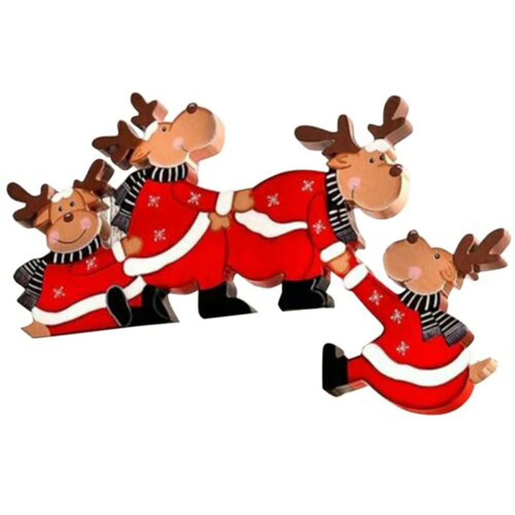 Rendier Ornament | Houten Rendierkop | H.28cm