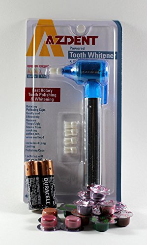 Azdent Tooth Polisher + 14 Cups Qartz Assorted Coarse Grit Professional Tooth Polish