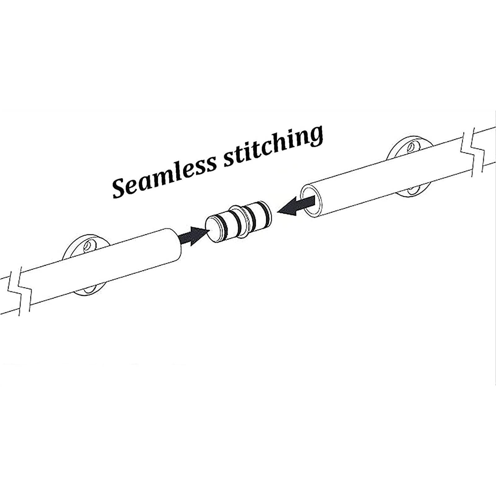 Kit Di Ferramenta Scala Della Libreria Rotolamento - Set Ferramenta Di Binario Porta Scorrevole, Accessorio Per Binario Per Scale Mobile Nero (con Rulli A Pavimento), Adatto Per LOFT/libreria