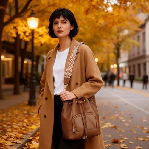 Bolso Bucket AFKOMST para mujer con correa desmontable miniatura 2
