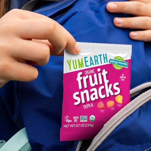 Image of YumEarth Organic Tropical Fruit Snacks, 0.7 Ounce (Pack of 10)