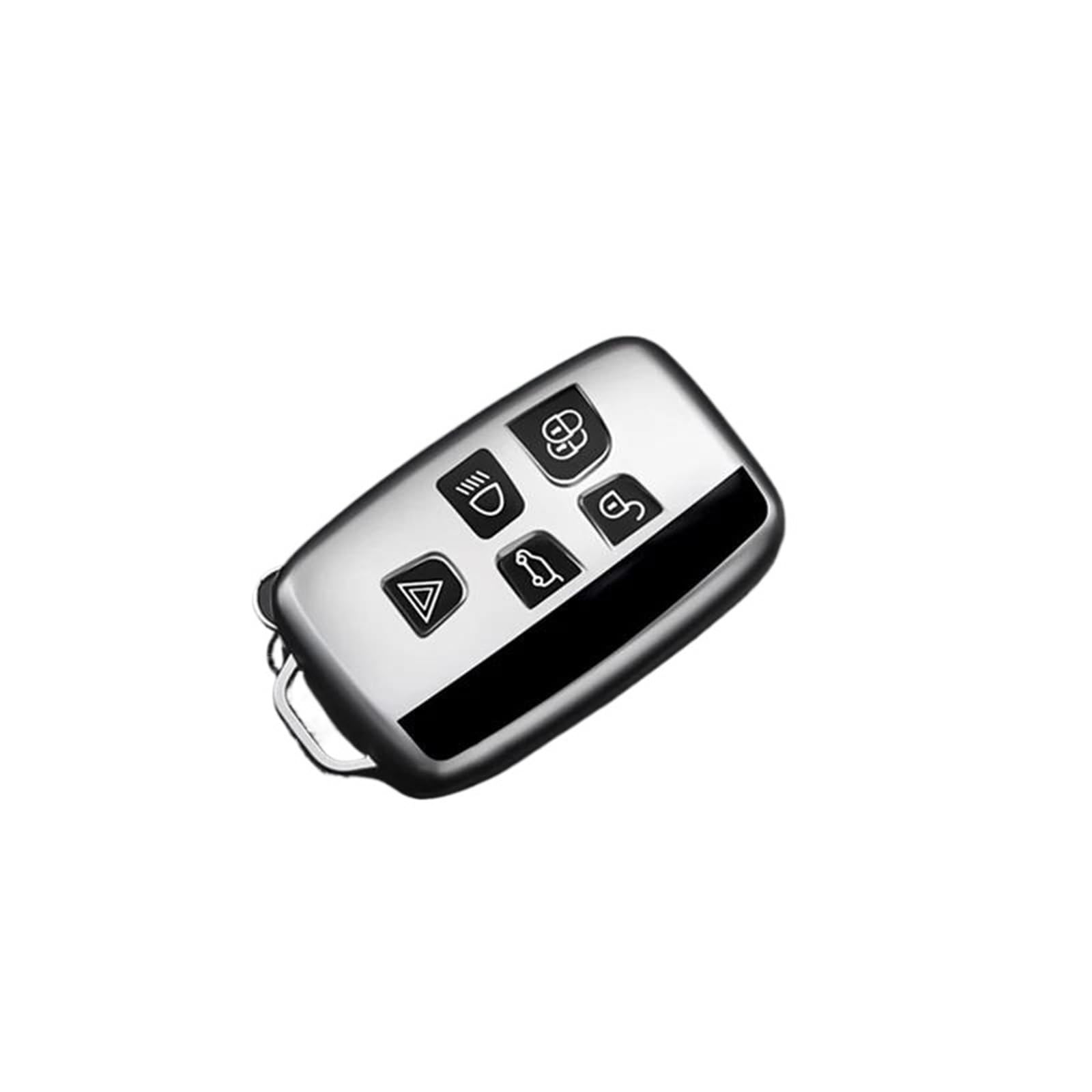 Coque clé voiture Jaguar XF XE antichoc étui protection TPU gris