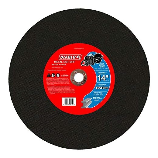 Diablo 14 in. x 1/8 in. x 1 in. Metal High Speed Cut-Off Disc (5-Pack)