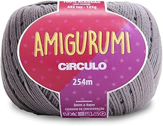 Fio Círculo Amigurumi 100% Algodão - 254m - 125g - Aço 8797