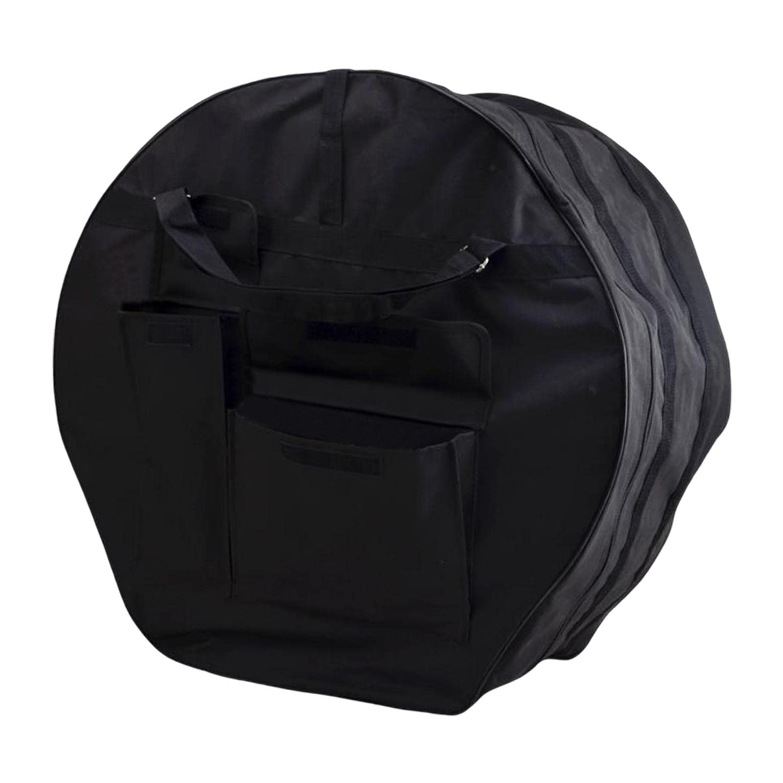Torba na bęben pogrubiony pojemnik czarna obudowa bębna do werbla Tom Drum bęben basowy średnica 56 cm, 56 cm