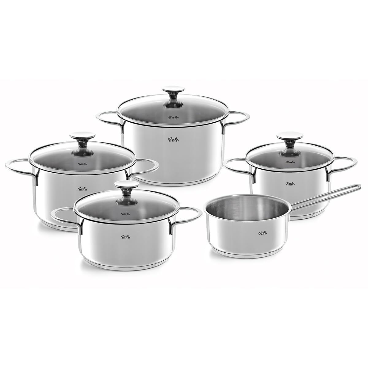 Amazon.com: Fissler Copenhagen/Stainless Steel Saucepan Set, 5