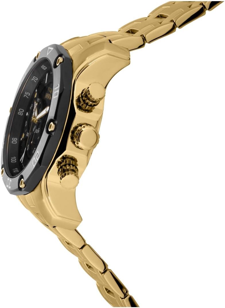 Invicta Men's Pro Diver 50mm Stainless Steel Quartz Watch, Gold (Model: 37725)