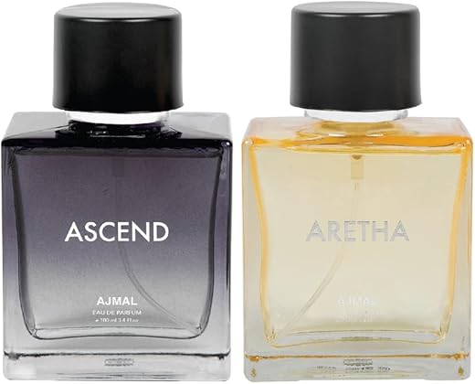 AJMAL Ascend for Men and Women & Aretha for Women EDP Combo pack of 2 each 100ml (Total 200ML)