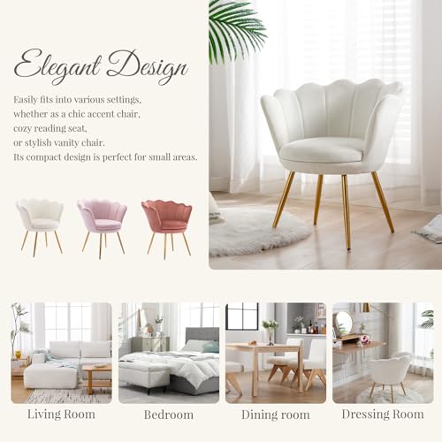 Luxury Faux Fur Accent Chair