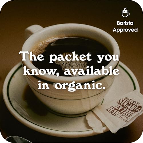 Image of Organic White Sugar In The Raw, 250 Count (Pack of 2)