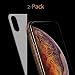 JingooBon Back Screen Protector Compatible with iPhone Xs Max [2-Pack], Rear Tempered Glass [3D Touch] Temper Glass Film Anti-Fingerprint/Scratch Compatible with iPhoneXs Max (6.5 inch)