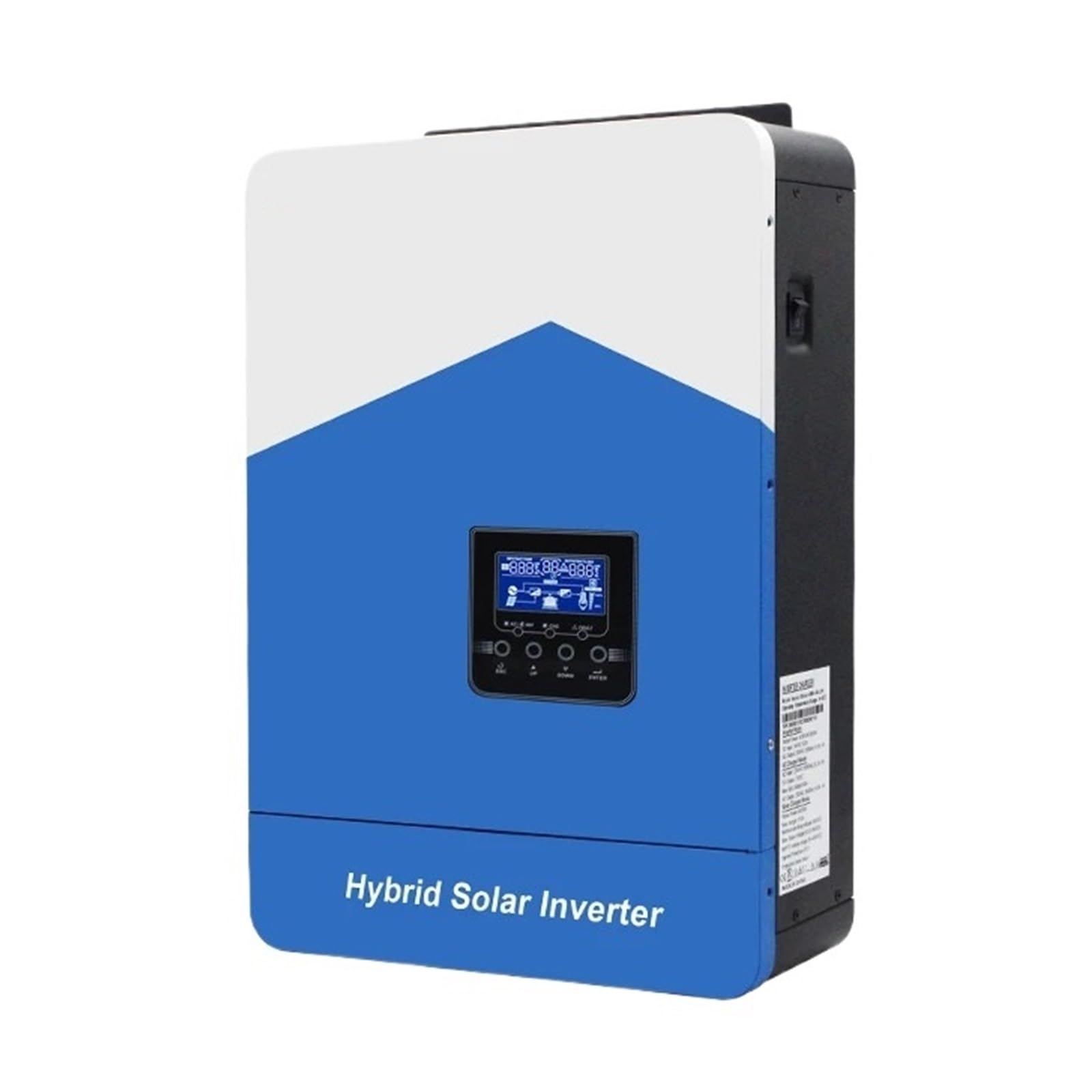 Onduleur Solaire Hybride 2200W 4200W 7000W, 12/24/48V, 230vac, Onde Sinusoïdale Pure, 80a, 110a, Chargeur MPPT, Hors Réseau Utilisation généralisée(7000W-48V-WIFI)