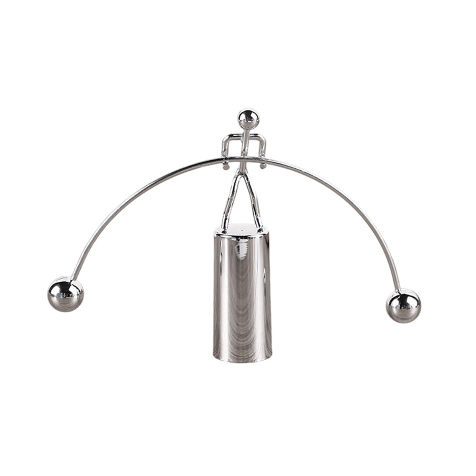Osniyaw F Kinetics Art Balance Toy Decompression Science Psychology Home Office Desk Decoration Metal Physics Balance Cup Metal Sculpture Drinking Cup Toy Kinetics