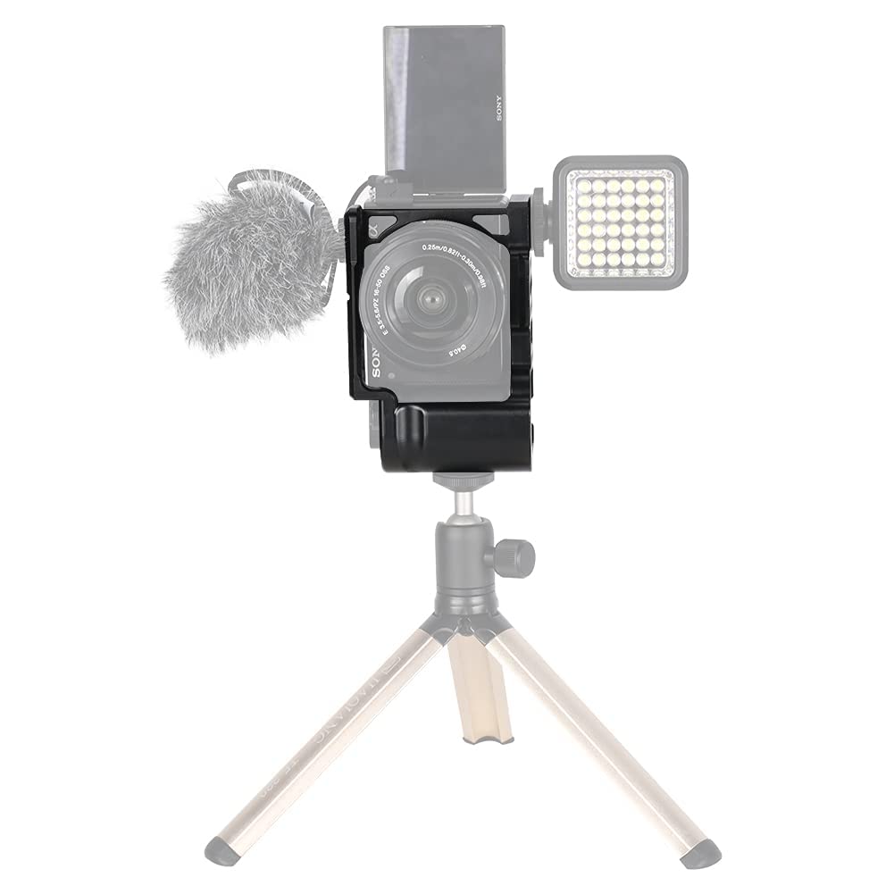 SMALLRIG ZV-E10 II Cage Kit Pour Sony Alpha ZV-E10 II Avec Serre-Câble Pour HDMI, Plaque Intégrée Pour Arca, Griffe Froide Et Plusieurs Trous Filetés, Accès Complet, Pour Vlog - 4867