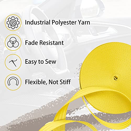 Image of Polyester Webbing Strap 16+Colors - 1 inch&1.5 inch&1.9 inch - 16.5 25 33 55 Yards Heavy Duty Webbing Roll, Flat Webbing Strap for Indoor&Outdoor Gear, Climbing, DIY Crafting, Repairing