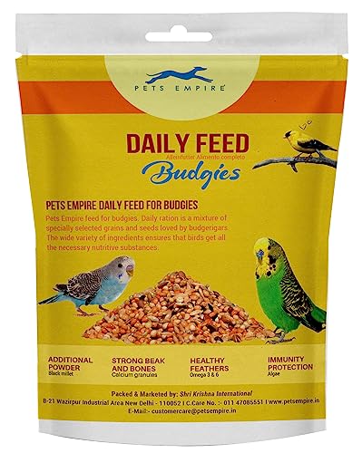 Pets Empire Complete Natural & Healthy Premium Mix Daily Food for Budgies (400g) (B098LQ42Z8) Amazon Price History, Amazon Price Tracker