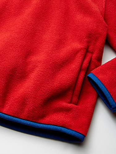 Image of Amazon Essentials Boys and Toddlers' Midweight Polar Fleece Quarter-Zip Pullover Jacket, Long Sleeve