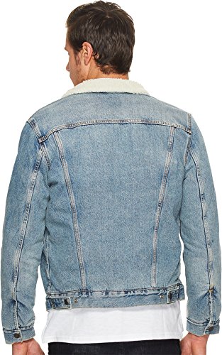 Image of Levi's Men's Sherpa Cotton Blend Standard Length Trucker Jacket