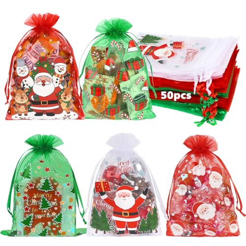 Sacs en organza Shintop pour dragées de mariage et cadeaux d'invités