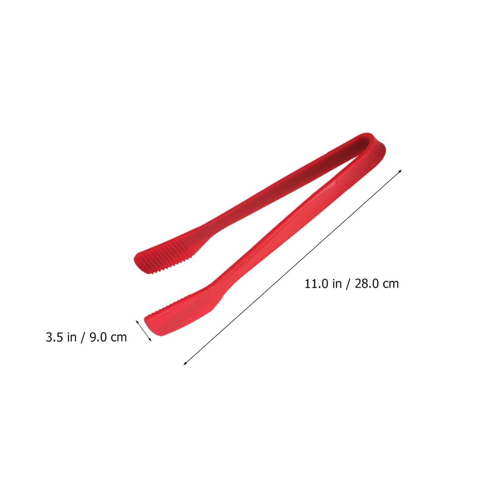 Pinzas de cocina, Pinzas de Cocina Silicona Rojas 28x3,5cm